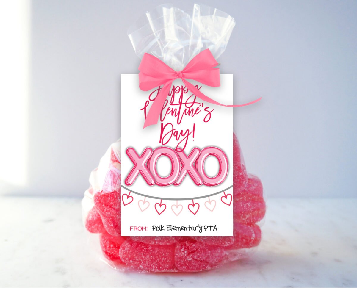 printable xoxo balloons valentine gift tag card digital valentines coworker volunteer employee parent teacher school instant download 6011ec38